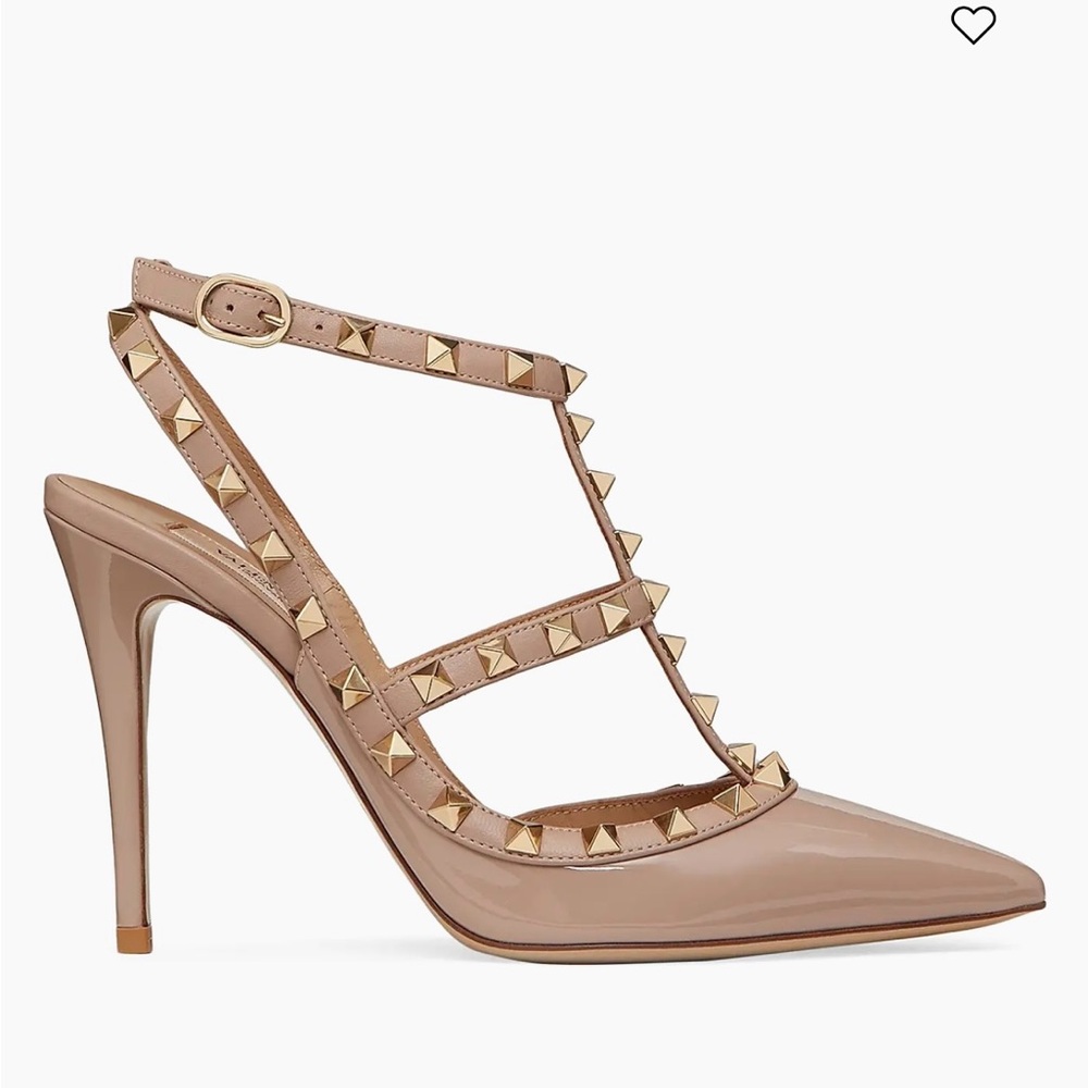 ✨SALE Valentino Garavani Patent Rockstud Caged Pumps for Spring - Picture 2 of 10